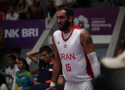 شکست تیم ملی بسکتبال ایران در شب درخشش حدادی