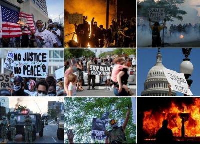 فوران احساسات ضد نژادپرستی در آمریکا، اعلام حکومت نظامی در 25 شهر
