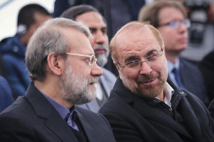 قالیباف در مقام لاریجانی قالیباف در مقام لاریجانی