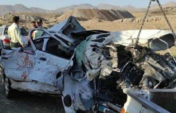 سوختن 5 نفر در آتش تصادف سوختن 5 نفر در آتش تصادف